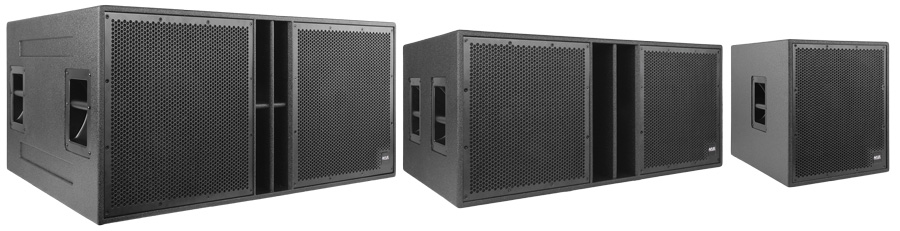 a-class subwoofer family as-418, as-215, as-115