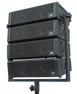 4x al-4 on stand with u-braket