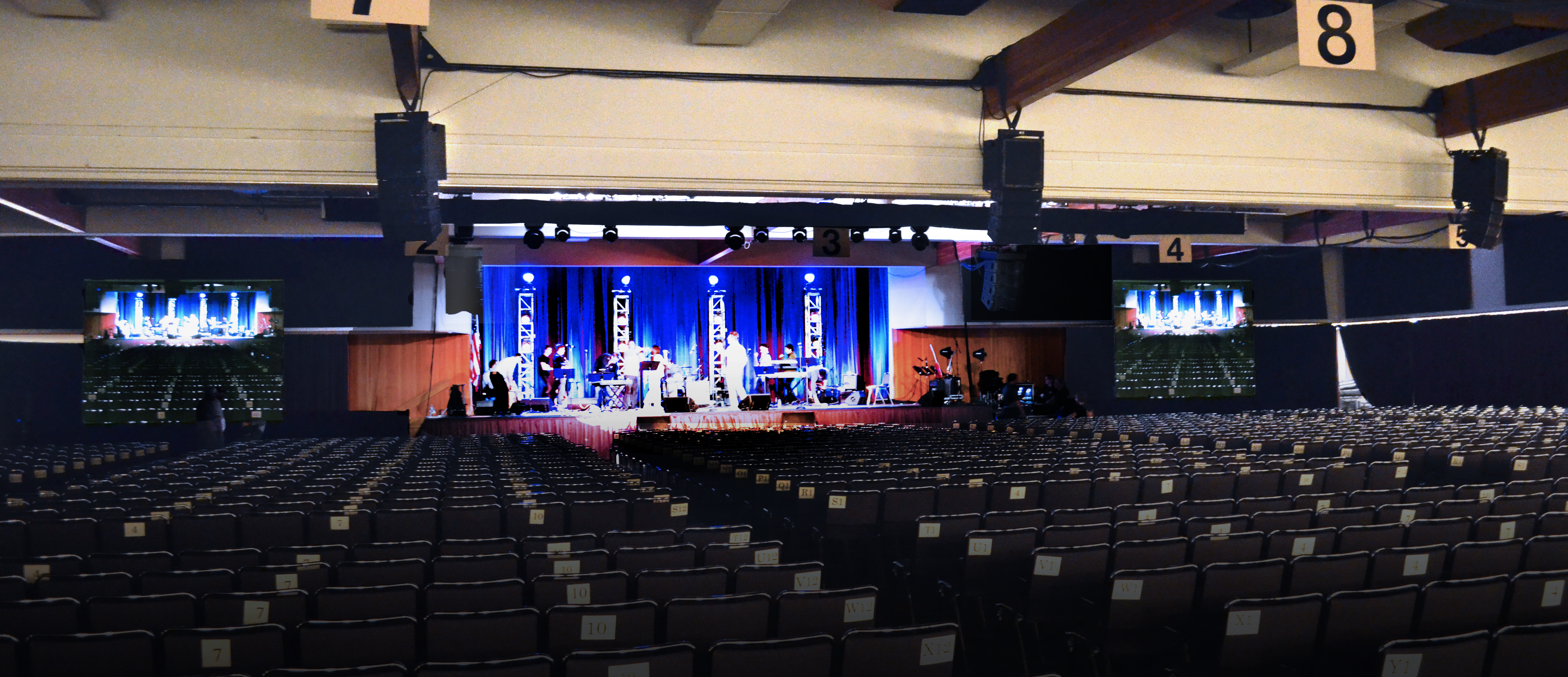 wide stage