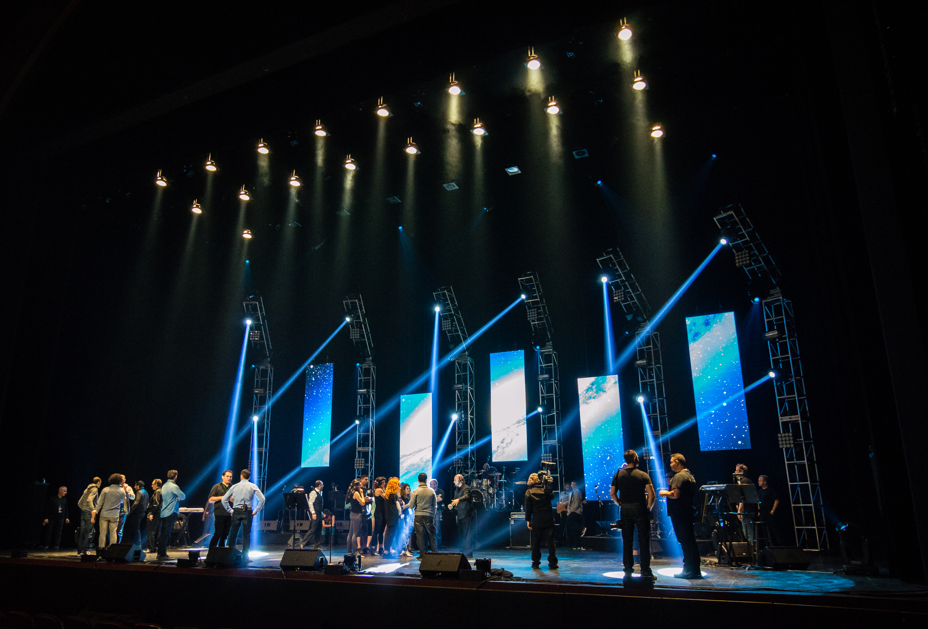 Setup & rehearsal